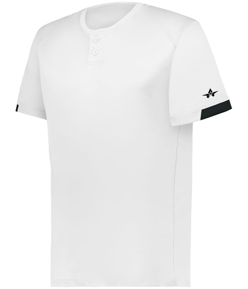 Alleson On The Rise Two-Button Baseball Jersey